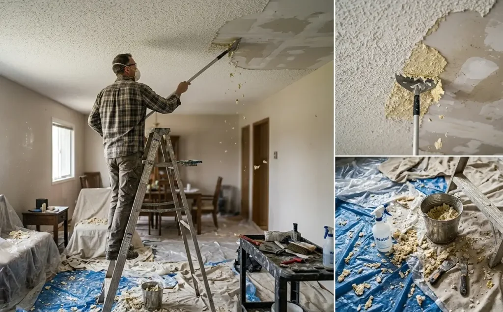 Popcorn Ceiling Removal Cost Calculator How to Estimate the Real Cost of Your Project